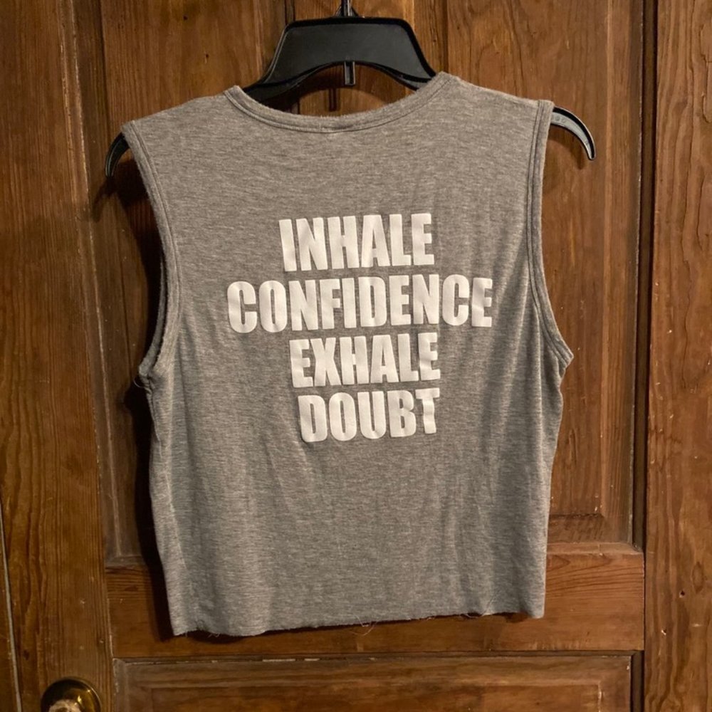 Inhale Confidence Workout Cropped Tank | Size LG